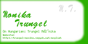 monika trungel business card